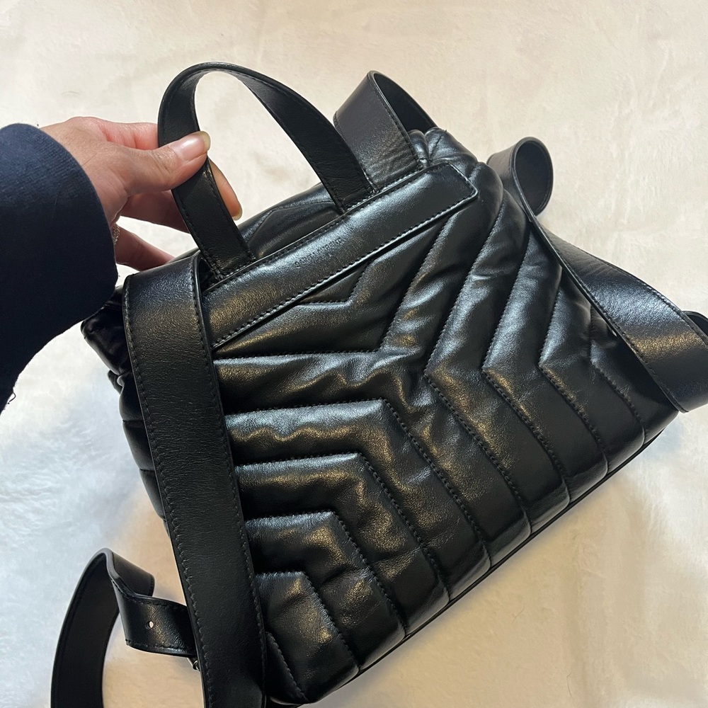 Saint Laurent small loulou quilted backpack - Picture 7 of 14